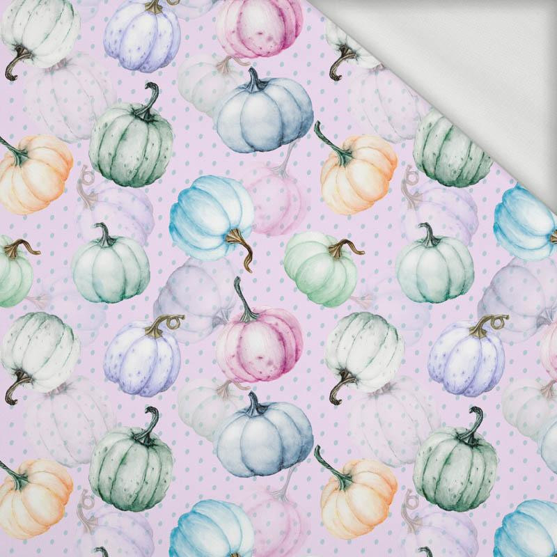 PUMPKINS pat. 2 (PUMPKIN GARDEN) - looped knit fabric