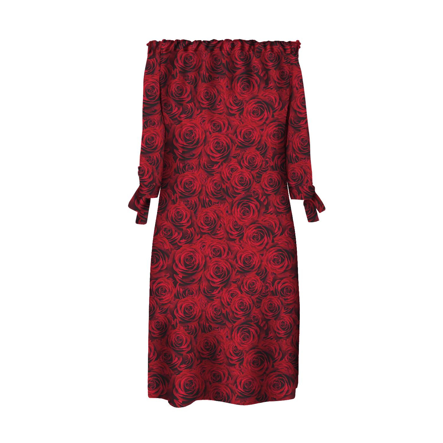 DRESS "CARMEN" - ROSES - sewing set