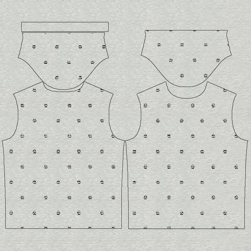 MEN’S T-SHIRT - STORMTROOPERS (black) / melange light grey - single jersey