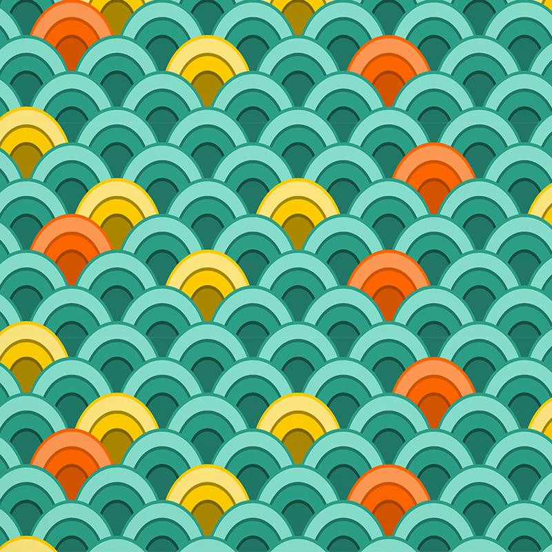 RAINBOW  - Cotton woven fabric