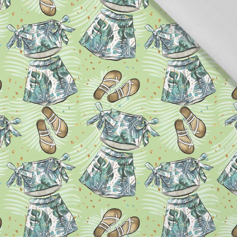 SUMMER FASHION / palm trees - Cotton woven fabric