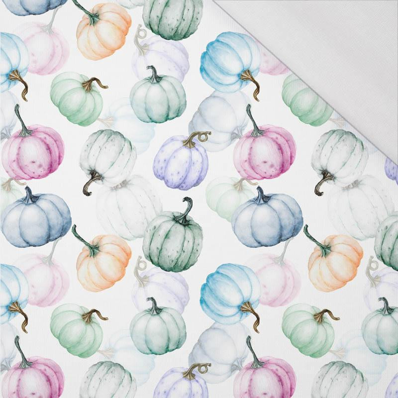 PUMPKINS pat. 3 (PUMPKIN GARDEN) - single jersey with elastane 