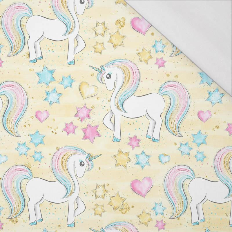UNICORNS AND STARS (WONDERLAND) - single jersey with elastane 