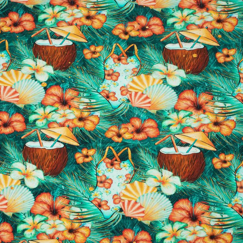 COCONUTS AND SHELLS / swimsuits - single jersey 
