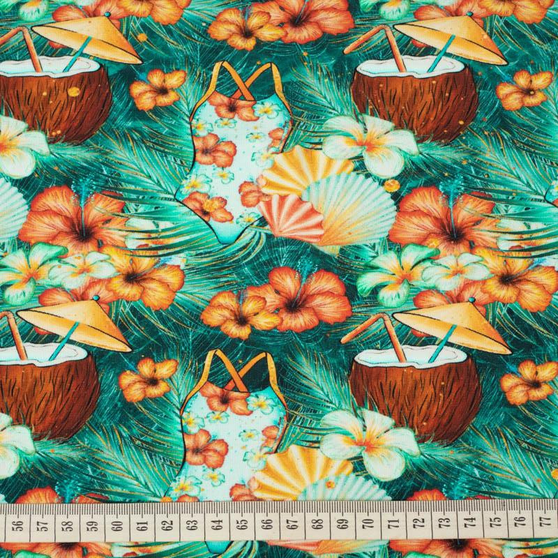 COCONUTS AND SHELLS / swimsuits - single jersey 