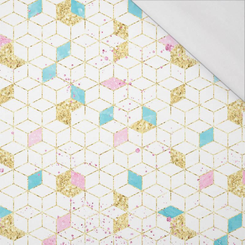 PASTEL MOSAIC (WONDERLAND) - single jersey with elastane 