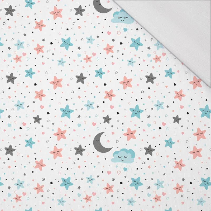 STARRY SKY (PASTEL SKY) - single jersey with elastane 