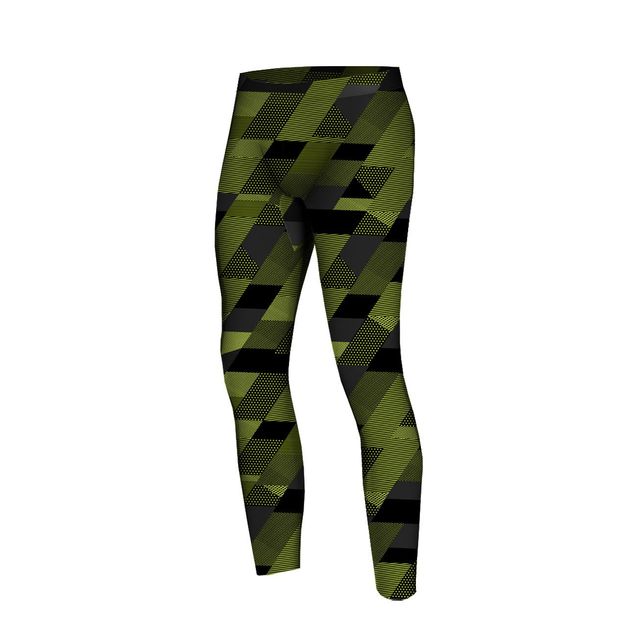 MEN’S THERMO LEGGINGS (JACK) - GEOMETRIC CAMOUFLAGE pat. 2 - sewing set