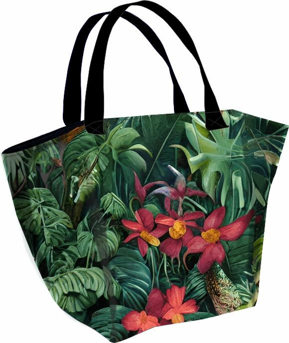 XL bag with in-bag pouch 2 in 1 - WILD JUNGLE PAT. 1 - sewing set