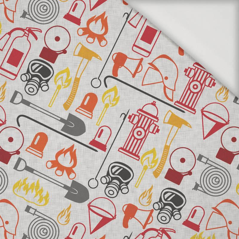 FIRE BRIGADE (HOBBIES AND JOBS) - colorful / acid  - Viscose jersey
