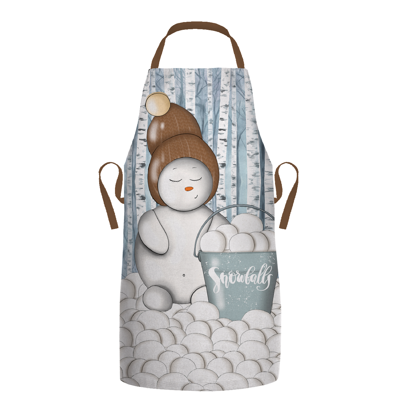 CHRISTMAS APRON - SNOWMAN