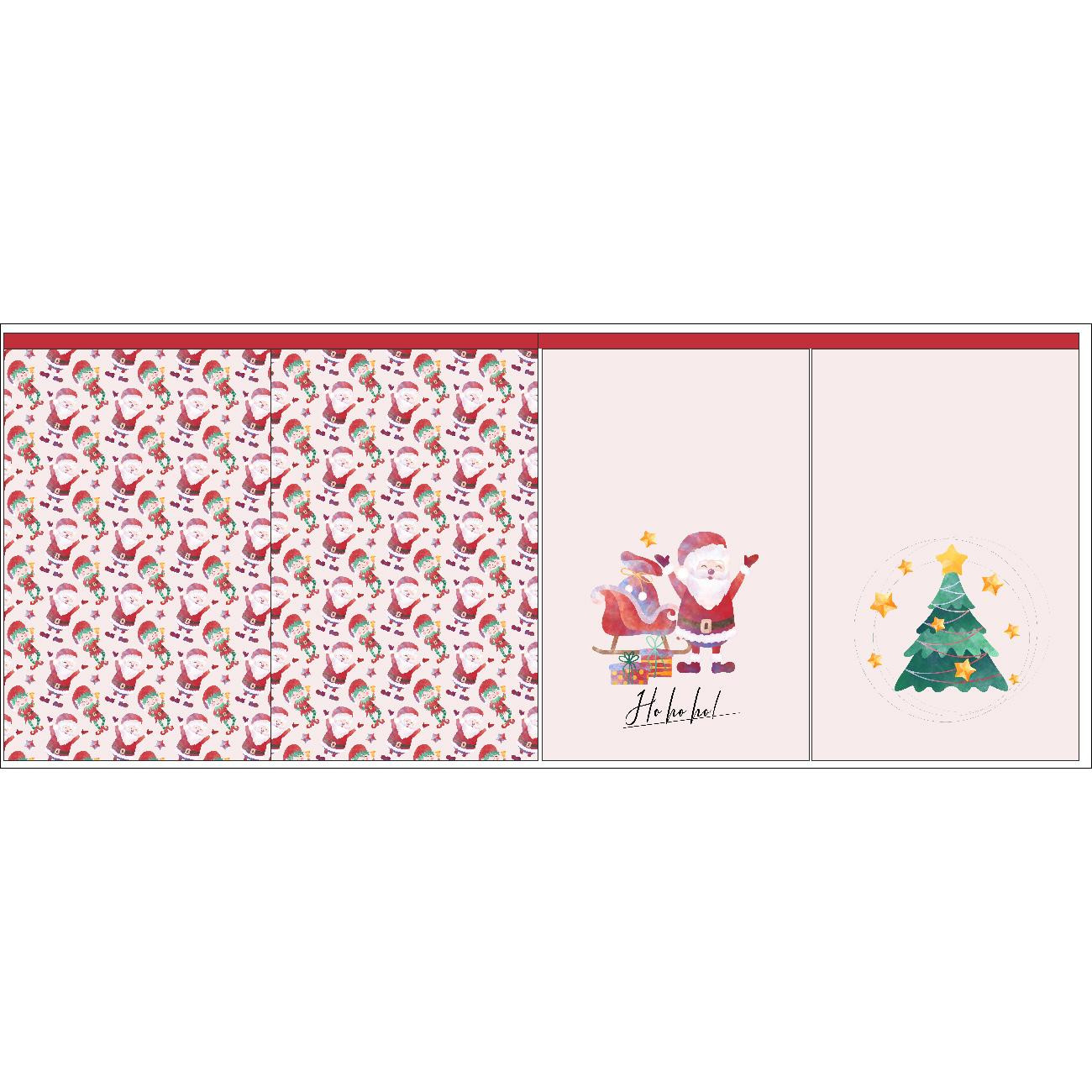 Gift pouches - SANTA AND ELF (CHRISTMAS FRIENDS) - sewing set