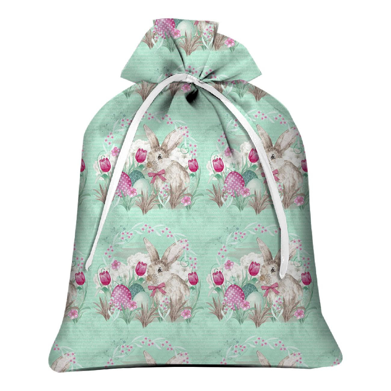 Gift pouches - TULIPS / HARES - sewing set
