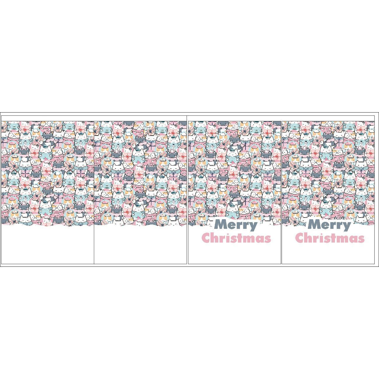 Gift pouches - WINTER CATS PAT. 2 - sewing set