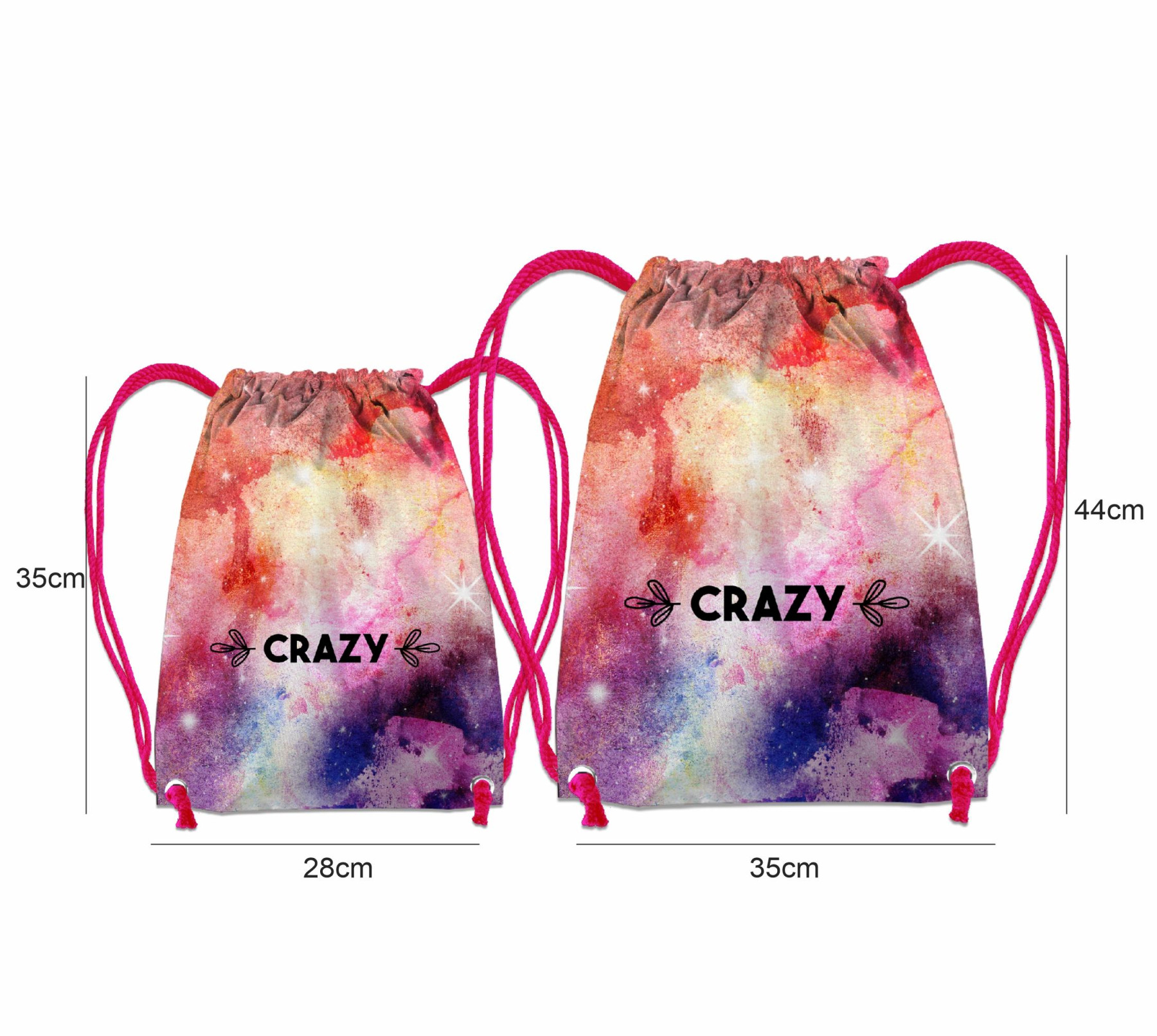 GYM BAG - WATERCOLOR GALAXY PAT. 6 - sewing set