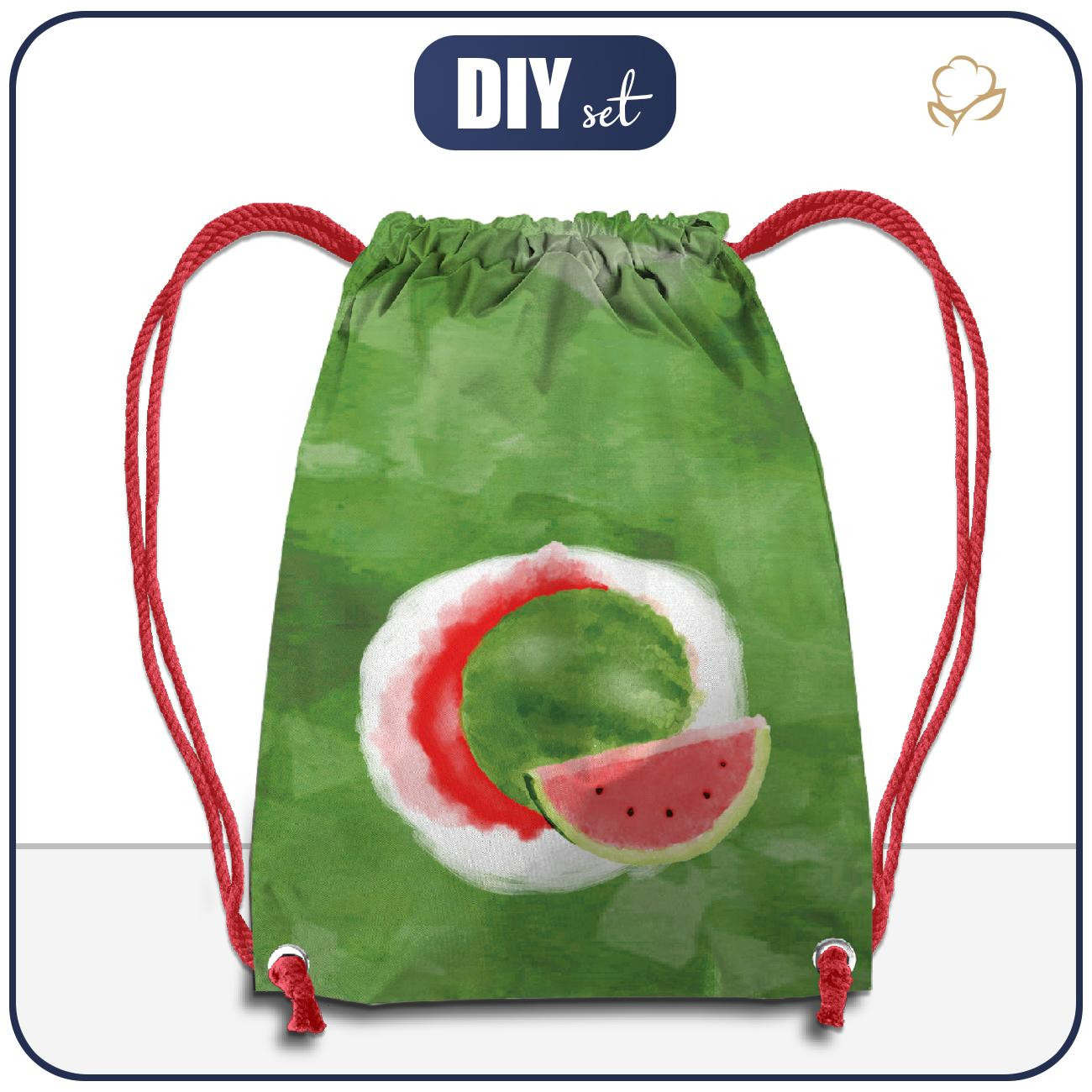 GYM BAG - WATERMELON - sewing set