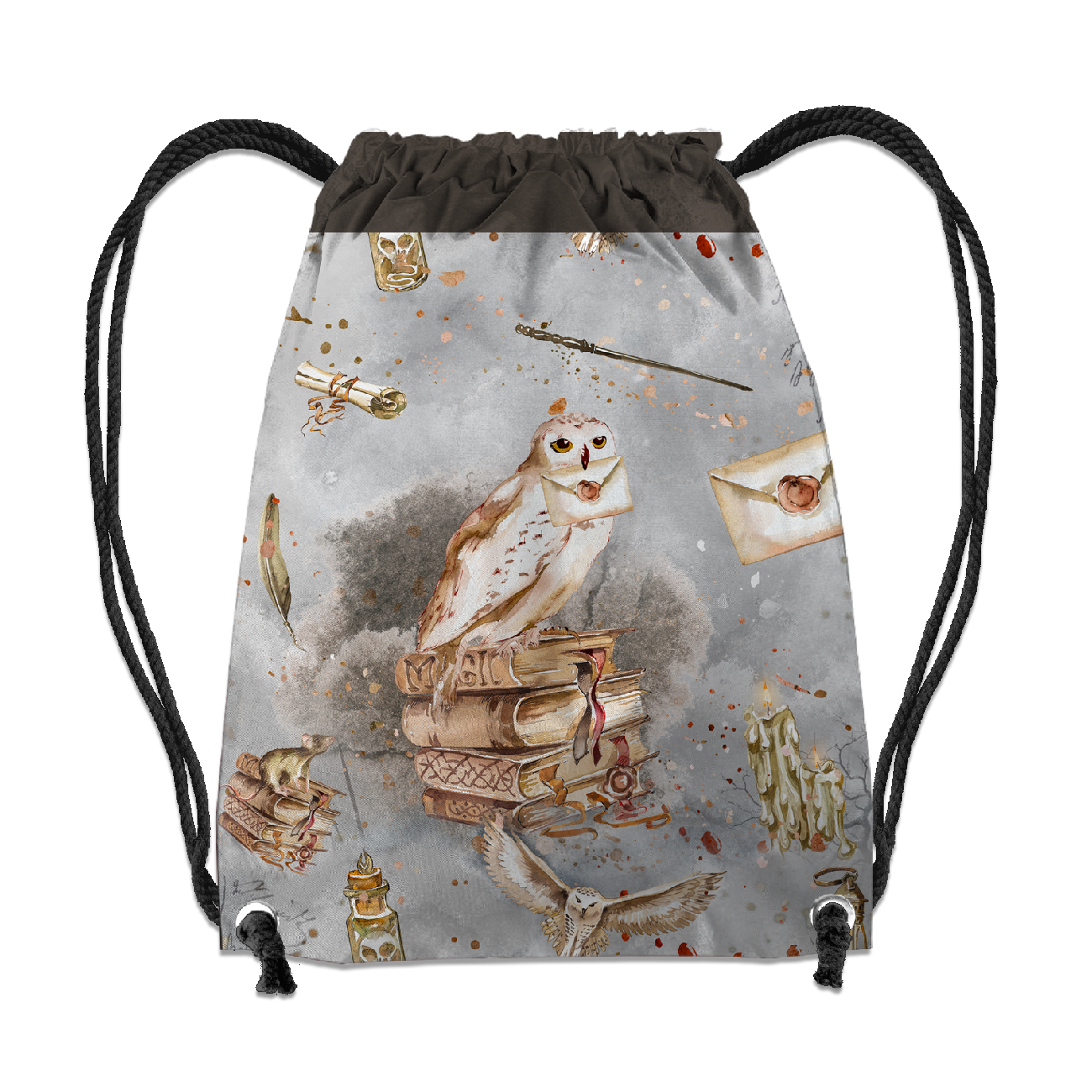 GYM BAG - OWL pat. 1 (MAGIC) - sewing set