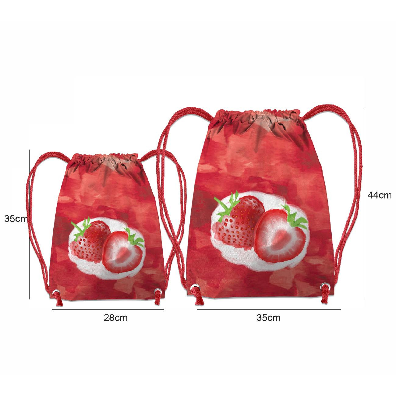 GYM BAG - STRAWBERRY - sewing set