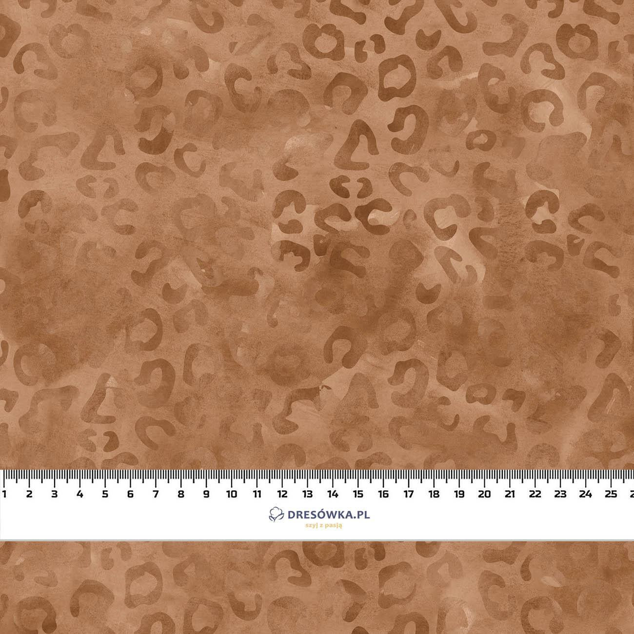 SPOTS / modern mint (SNOW LEOPARDS) - Crepe