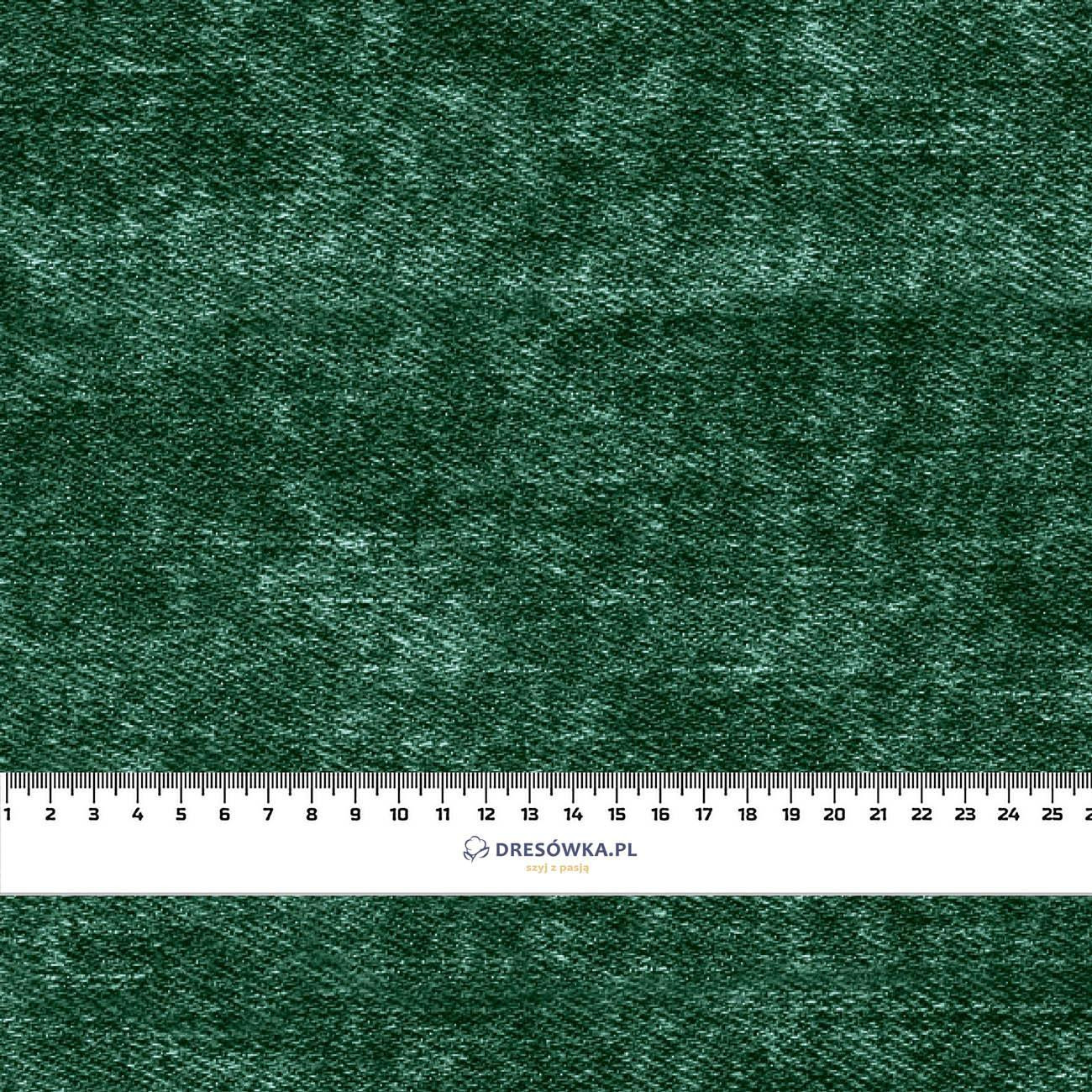 VINTAGE LOOK JEANS (bottle green) - Thermo lycra