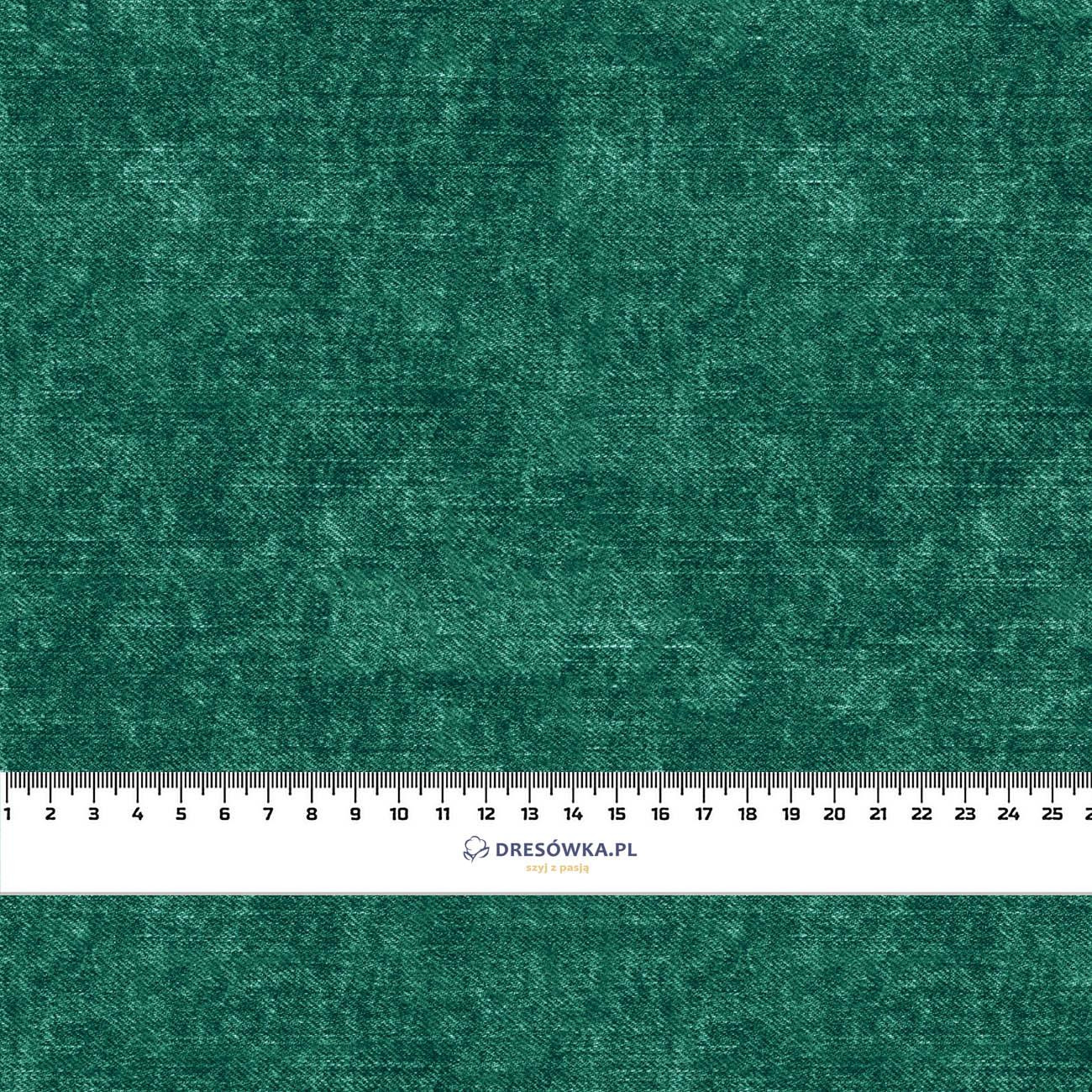 ACID WASH / BOTTLE GREEN - Woven Fabric for tablecloths