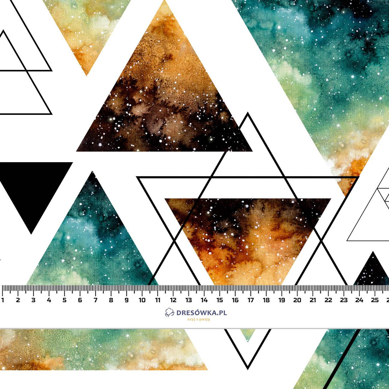 TRIANGLES / galactic journey - light brushed knitwear