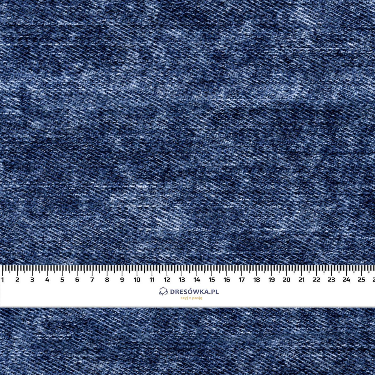 VINTAGE LOOK JEANS (dark blue) - light brushed knitwear