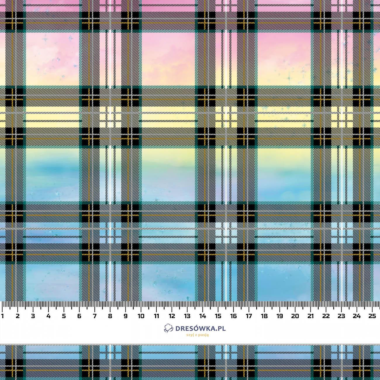 CHECK PAT. 12 / rainbow - Cotton woven fabric