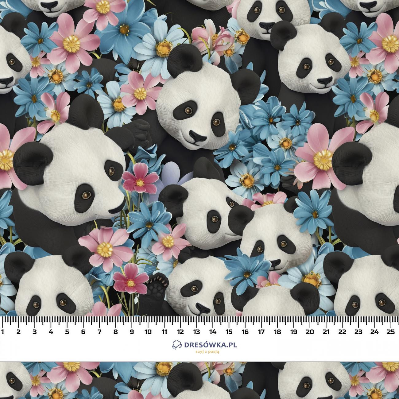 PANDY / FLOWERS PAT. 4 - Linen 100%