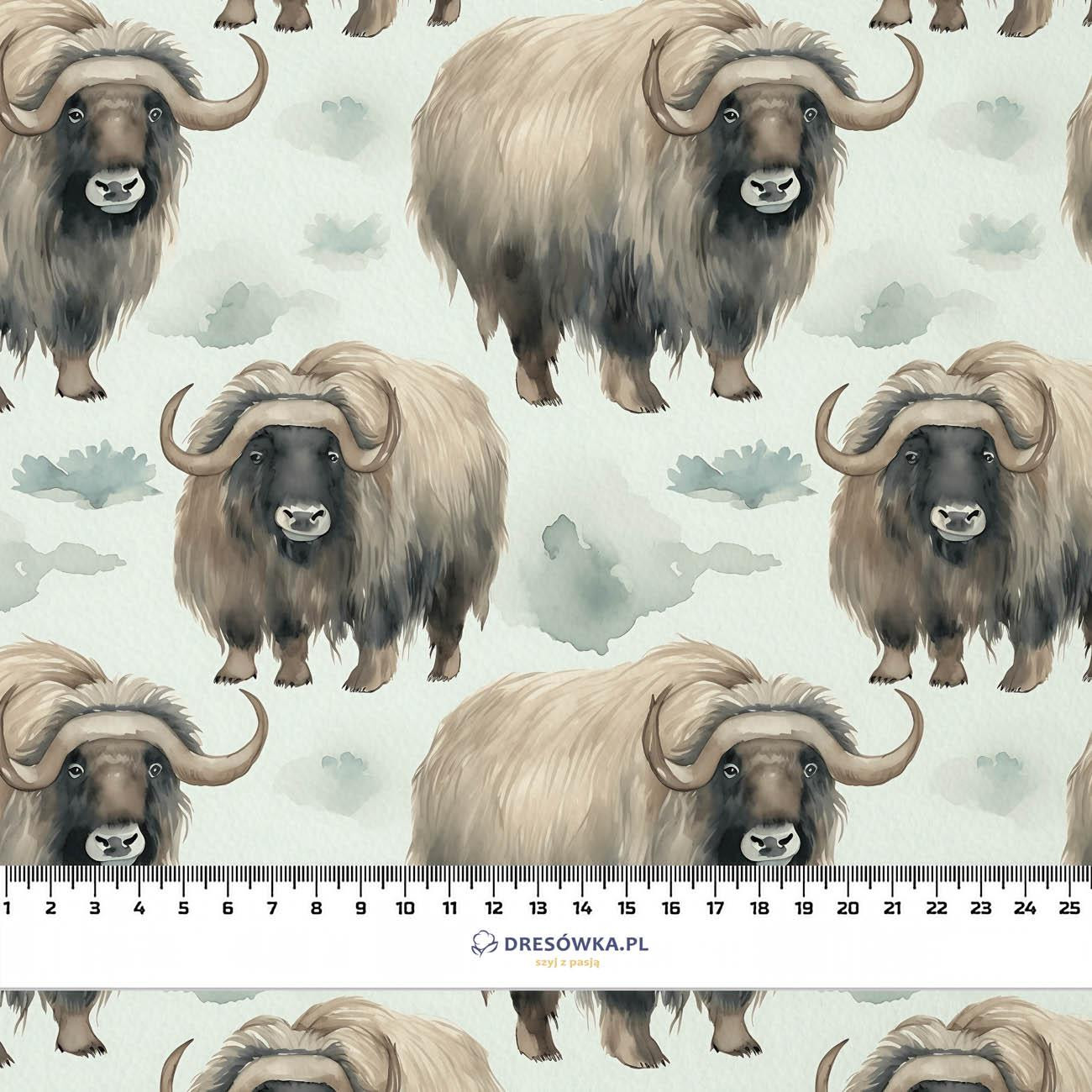 PASTEL BISON - quick-drying woven fabric