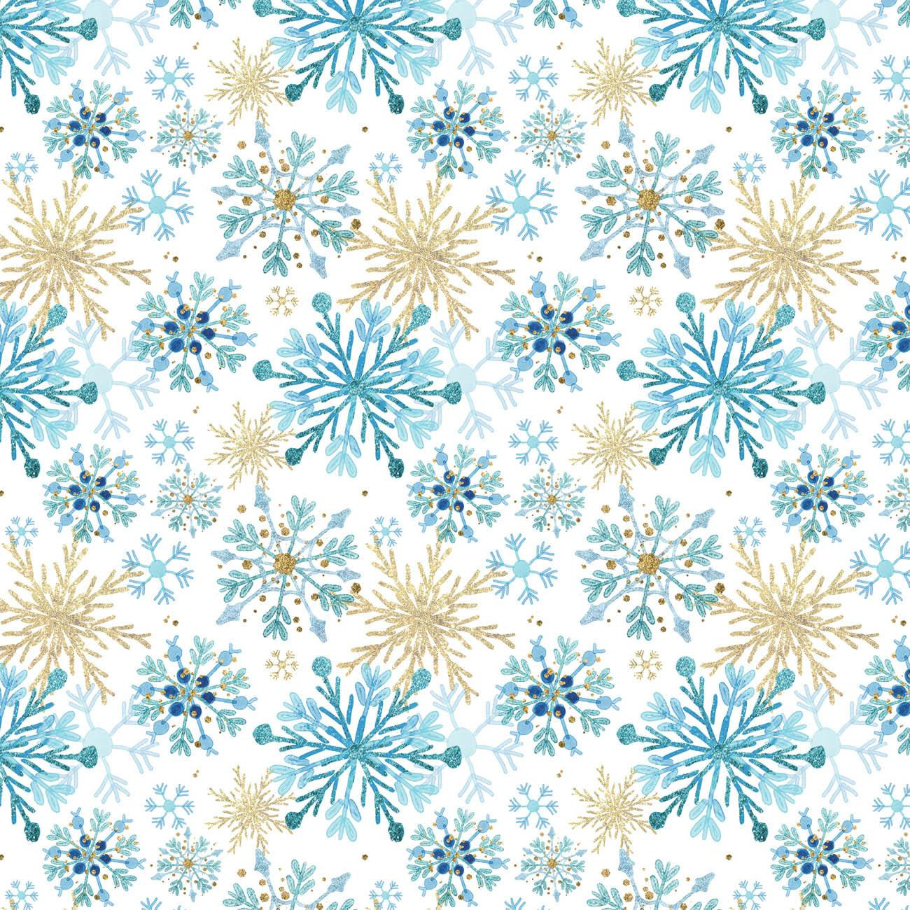 BLUE SNOWFLAKES 