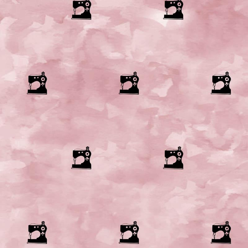 SEWING MACHINES (minimal) / CAMOUFLAGE pat. 2 (rose quartz)