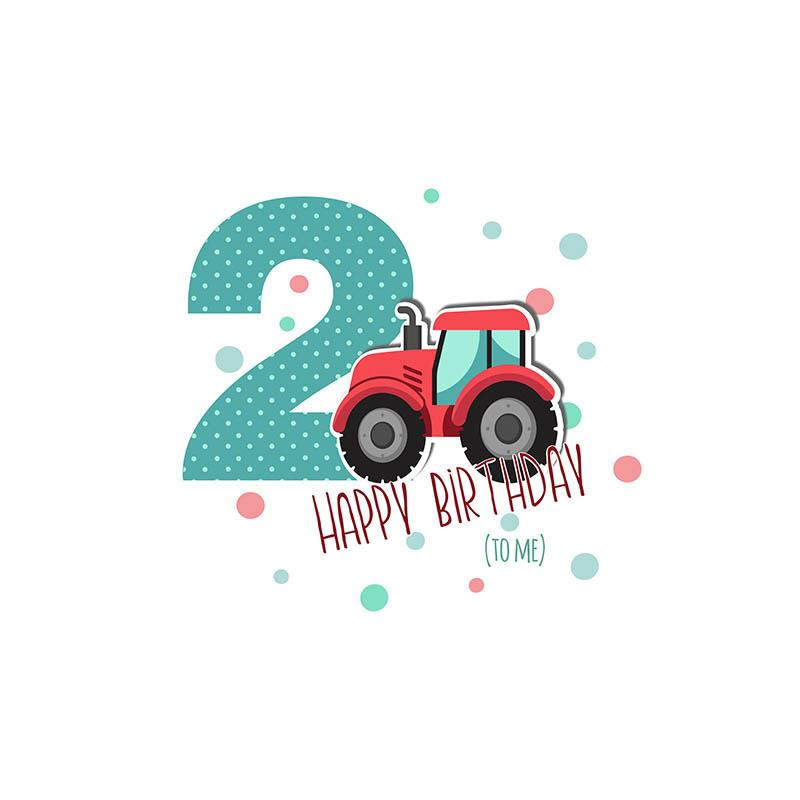 2ST BIRTHDAY / TRACTOR - panel