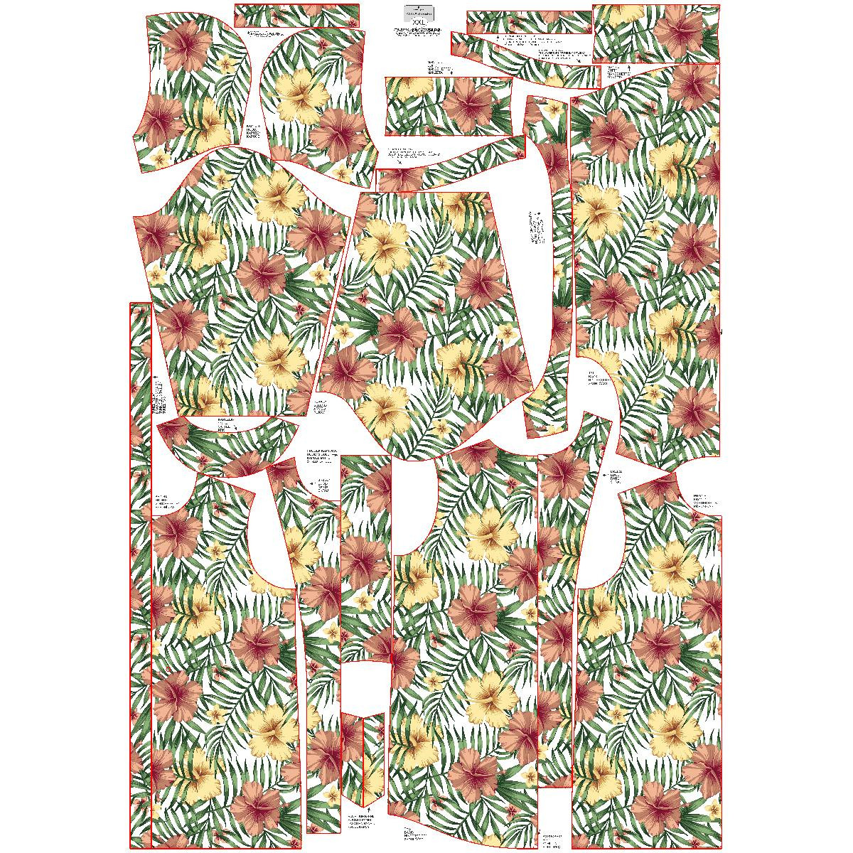 WOMEN'S PARKA (ANNA) - HIBISCUS - softshell
