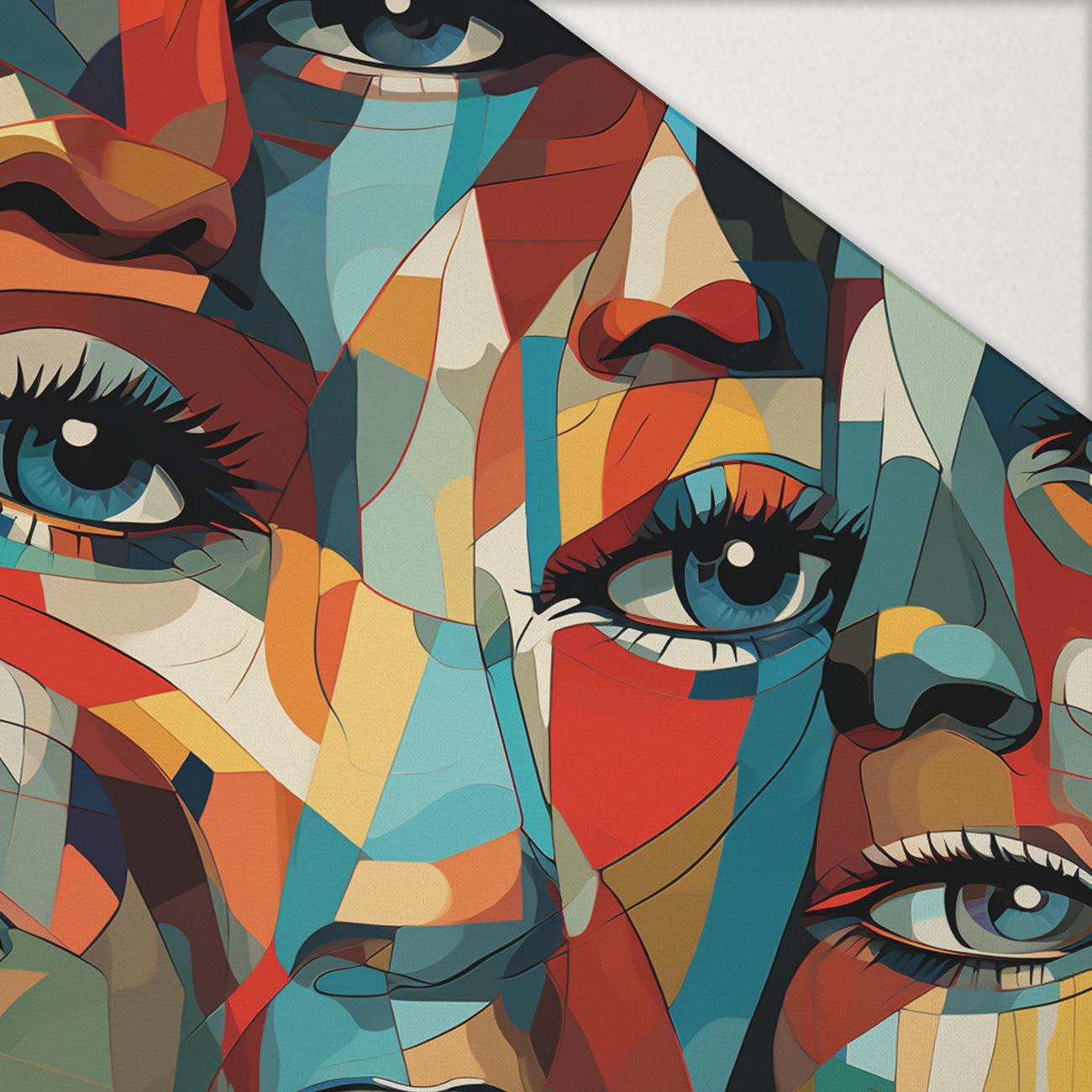 FACES PAT. 2 - Hydrophobic brushed knit