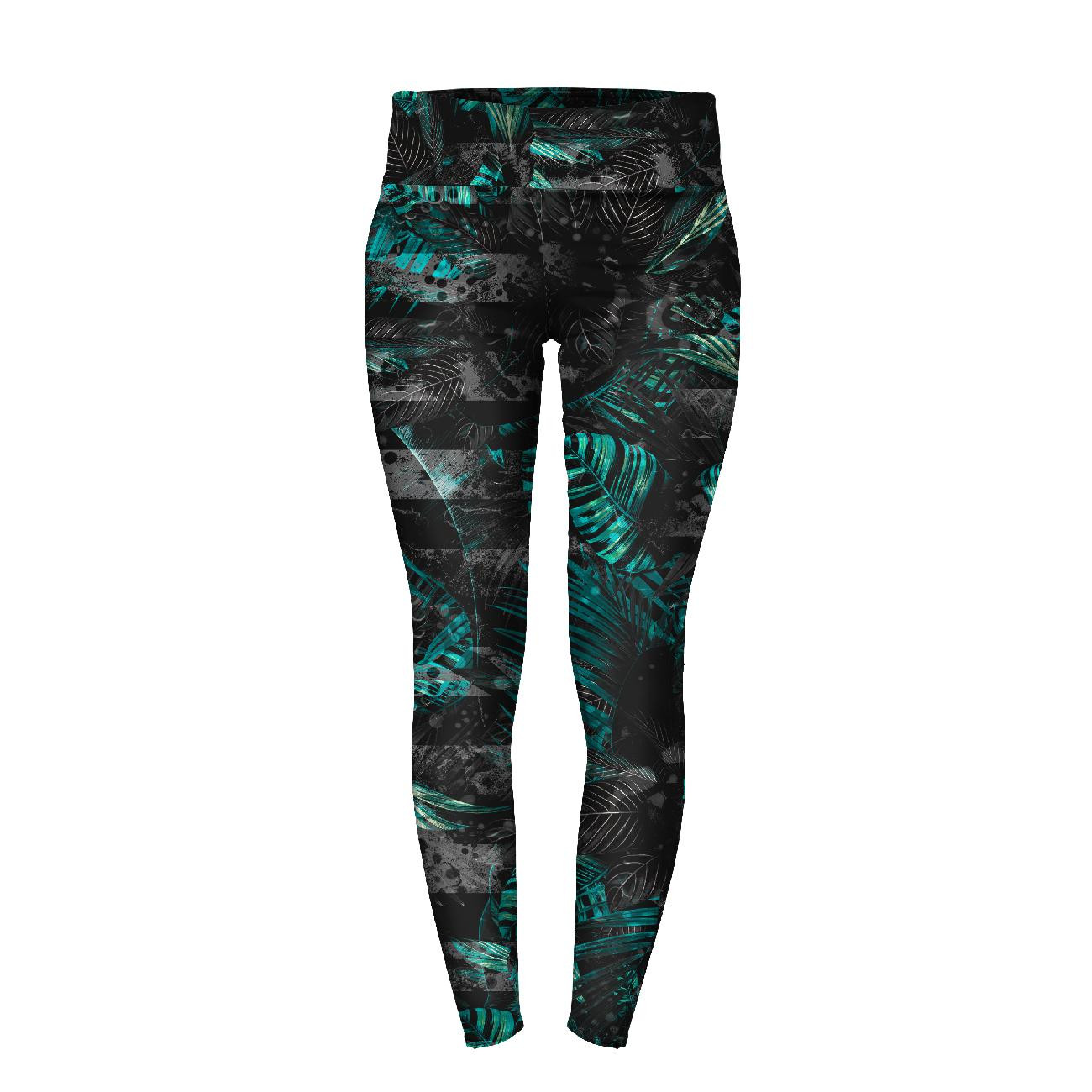 WOMEN'S THERMO LEGGINGS (GRETA) - JUNGLE ZEBRA - sewing set