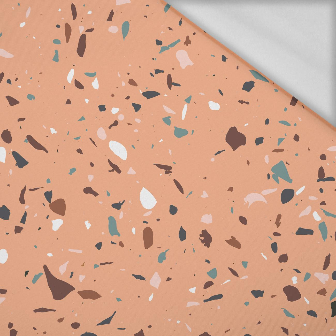 TERRAZZO PAT. 6 / peach fuzz - Thermo lycra