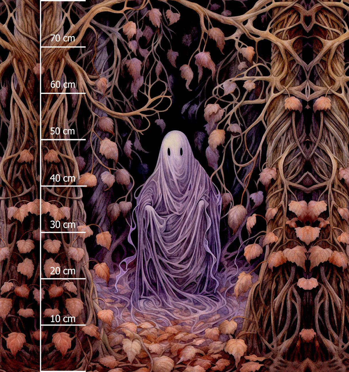 FOREST SPIRIT - panel (75cm x 80cm) Cotton woven fabric