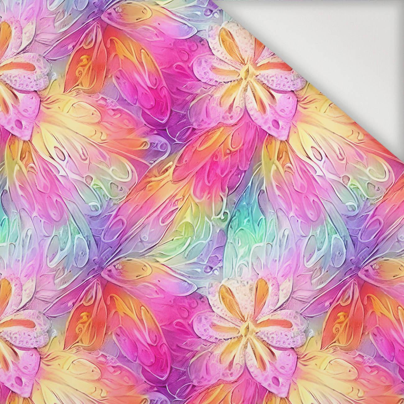 RAINBOW FLOWERS  - Nylon fabric PUMI