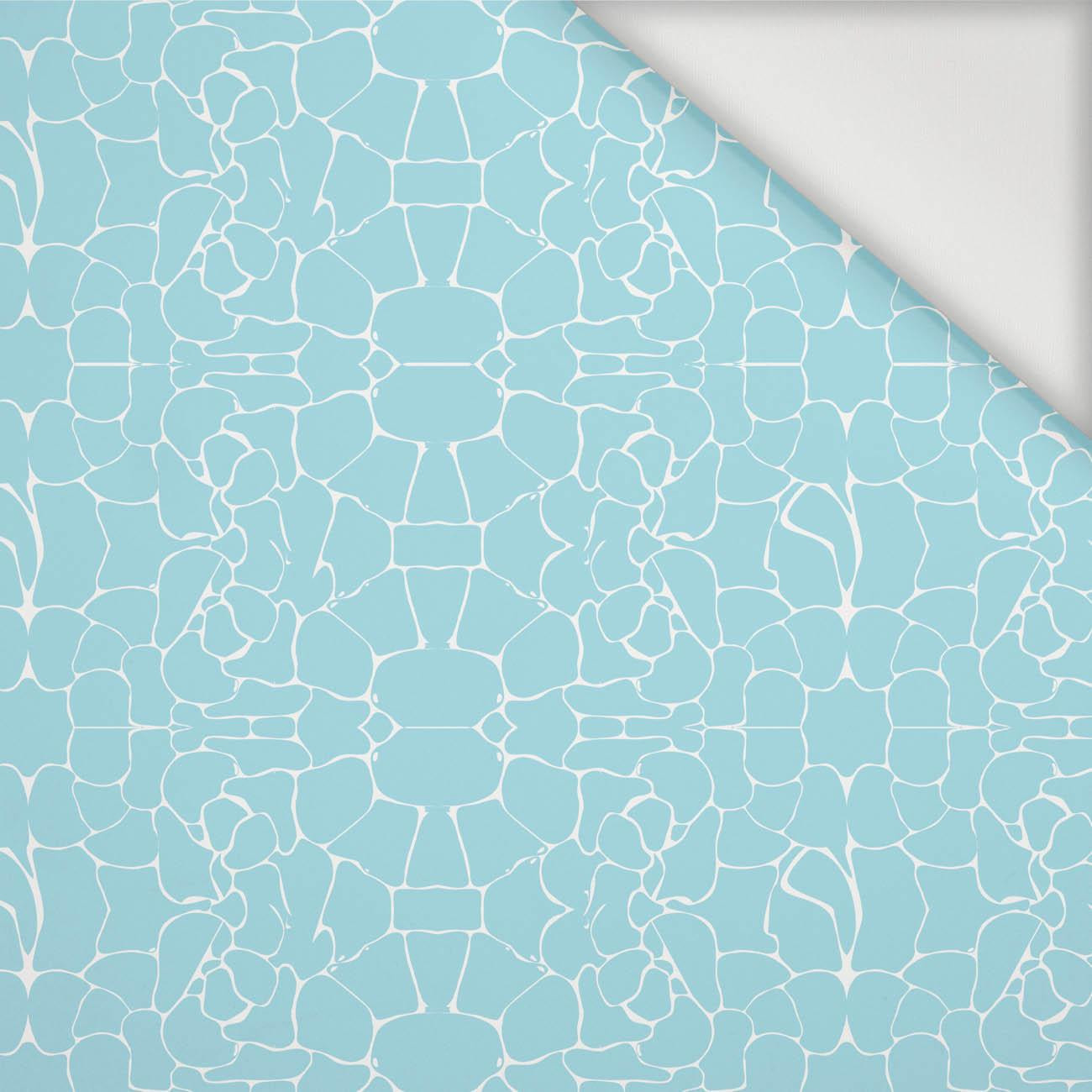 WATER WORLD (BACKGROUND) / aqua - Nylon fabric PUMI