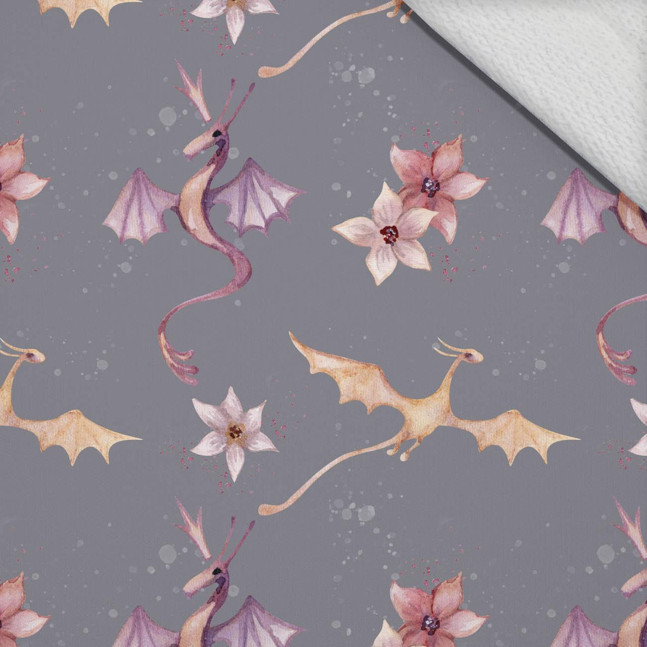 DRAGON FLIGHTS PAT. 2 - looped knit fabric