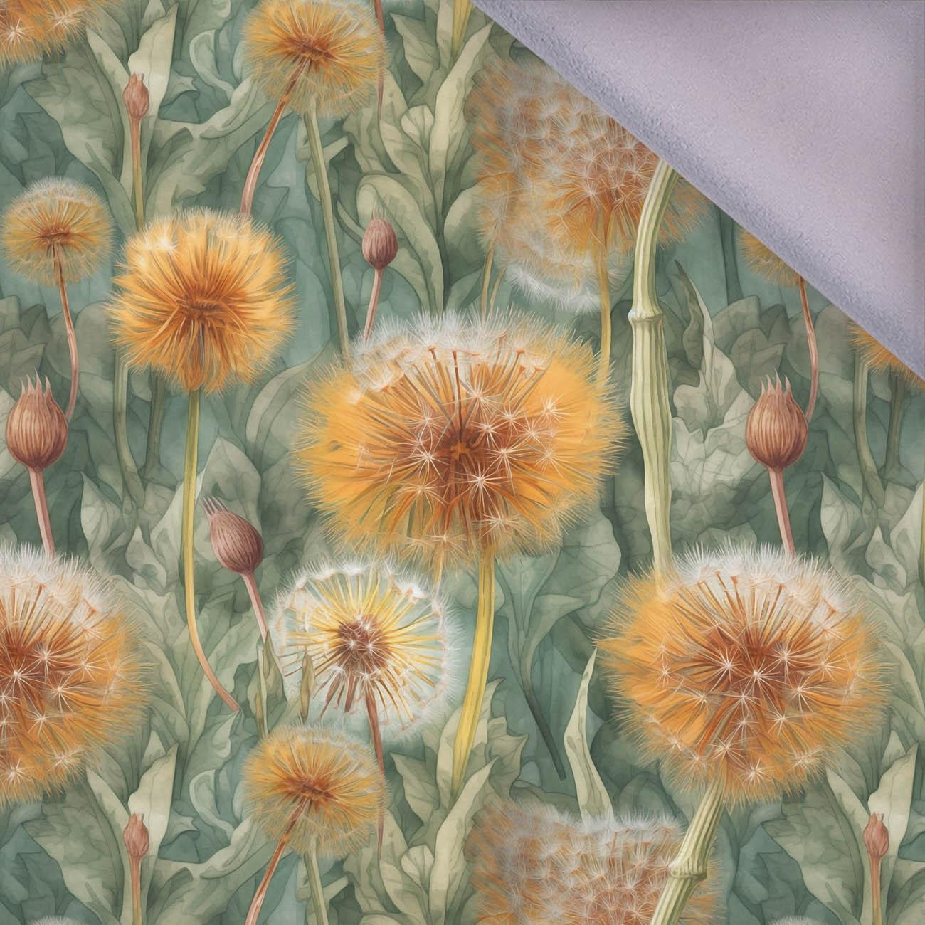 WATERCOLOR DANDELION PAT. 3 - softshell