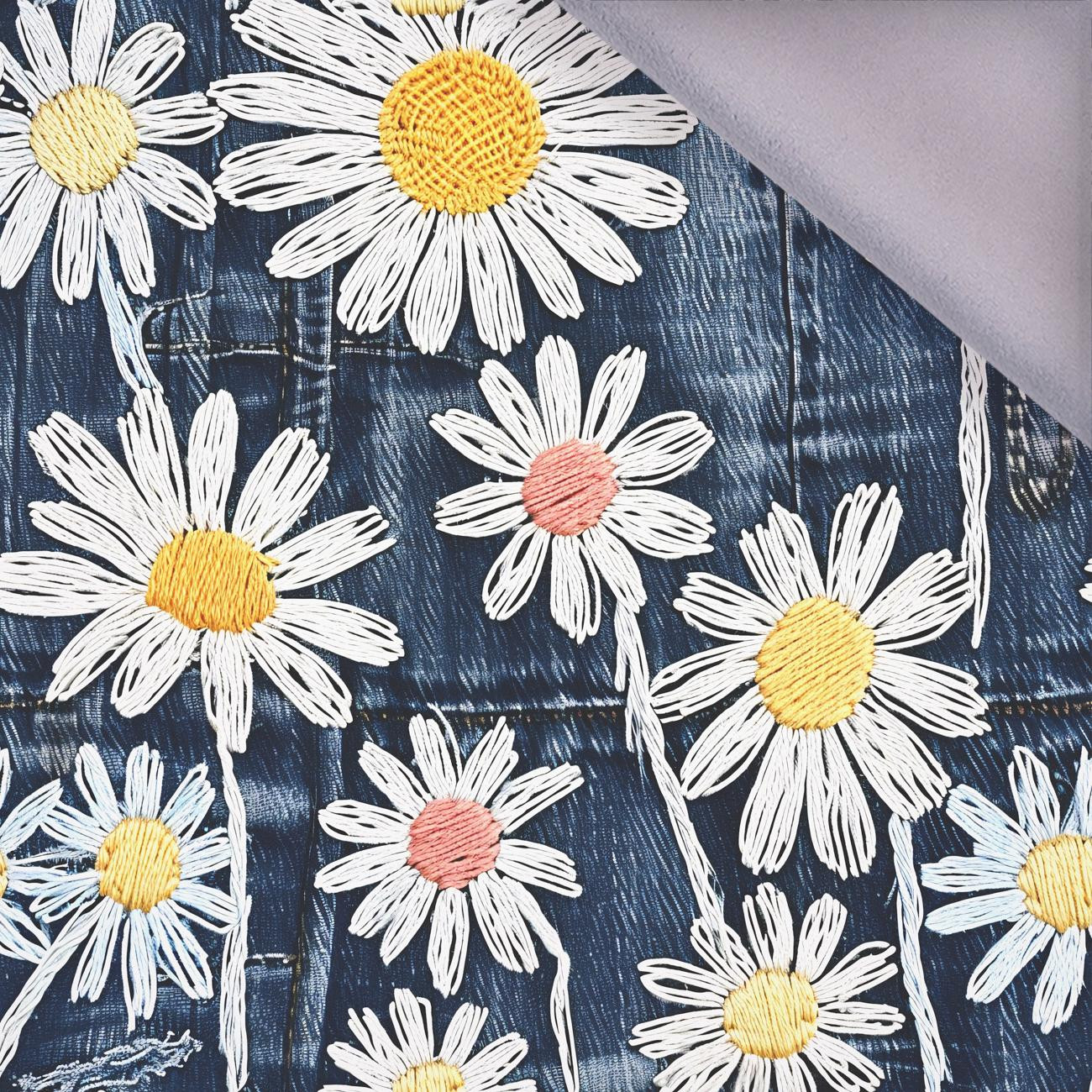 DAISIES DENIM IMITATION PAT. 1 - softshell