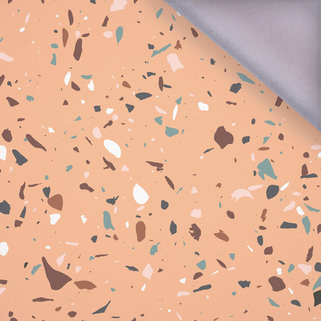 TERRAZZO PAT. 6 / peach fuzz - softshell