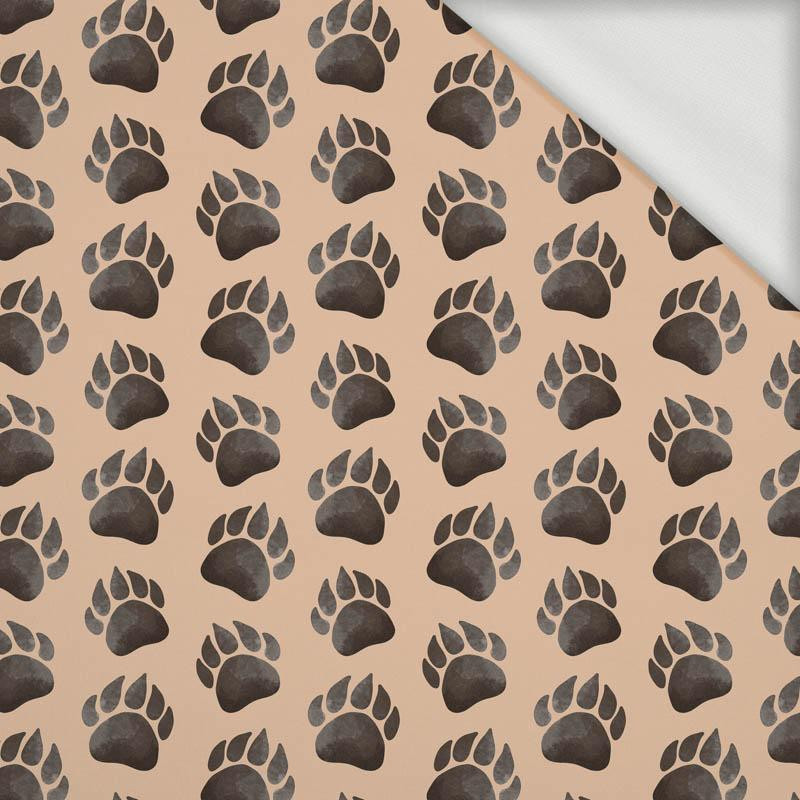 PAWS (BEARS AND BUTTERFLIES) - looped knit fabric