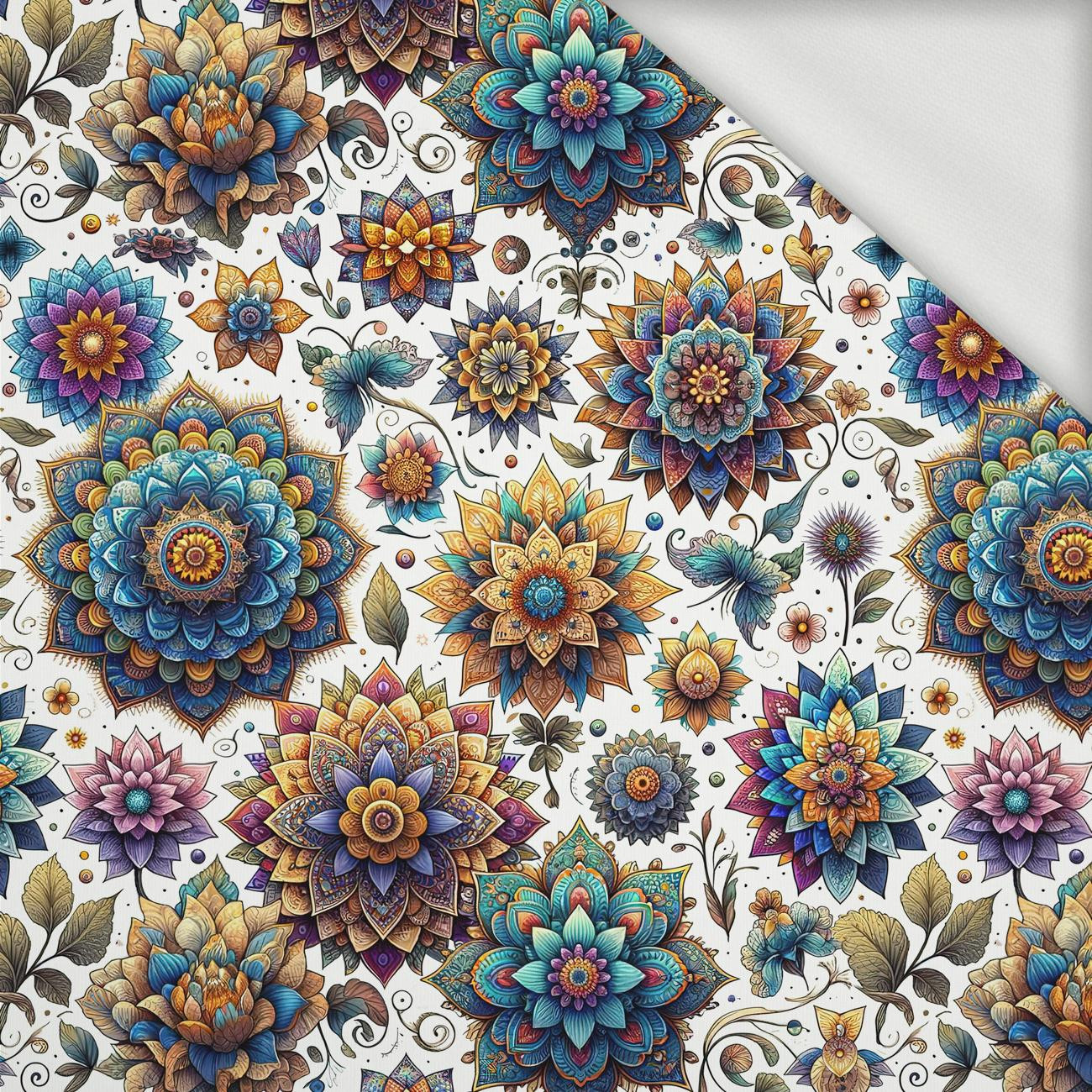 COLORFUL MANDALA pat. 6 - looped knit fabric
