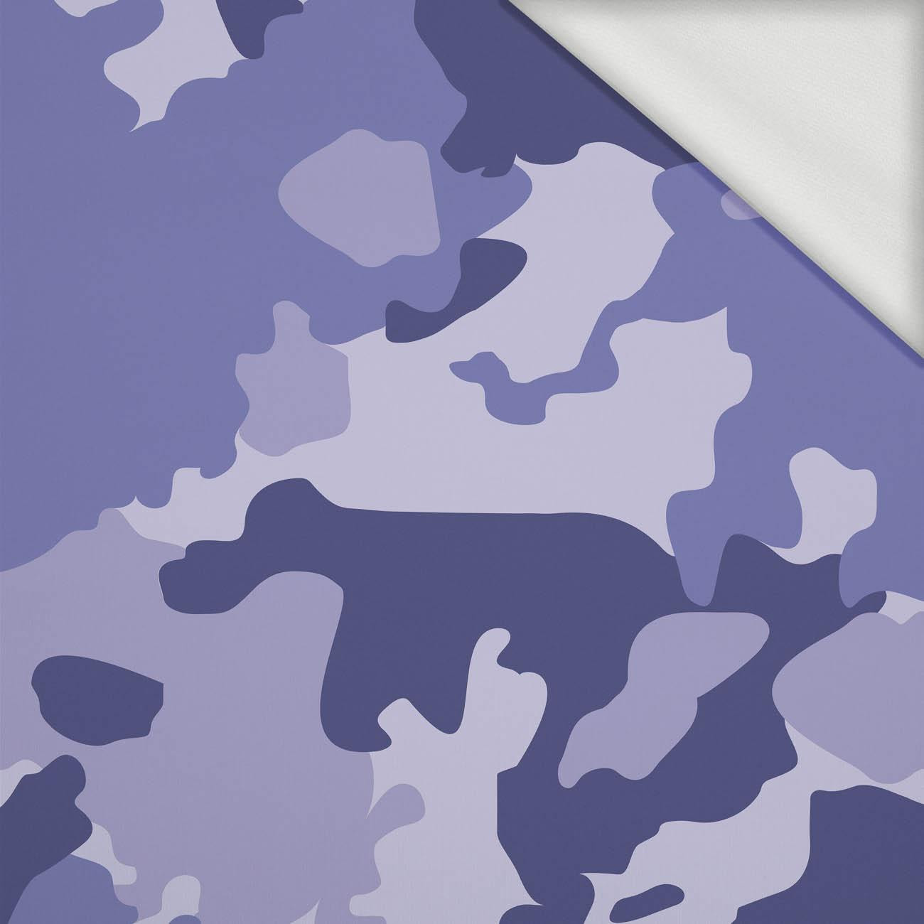 CAMOUFLAGE PAT. 3 / Very Peri - looped knit fabric
