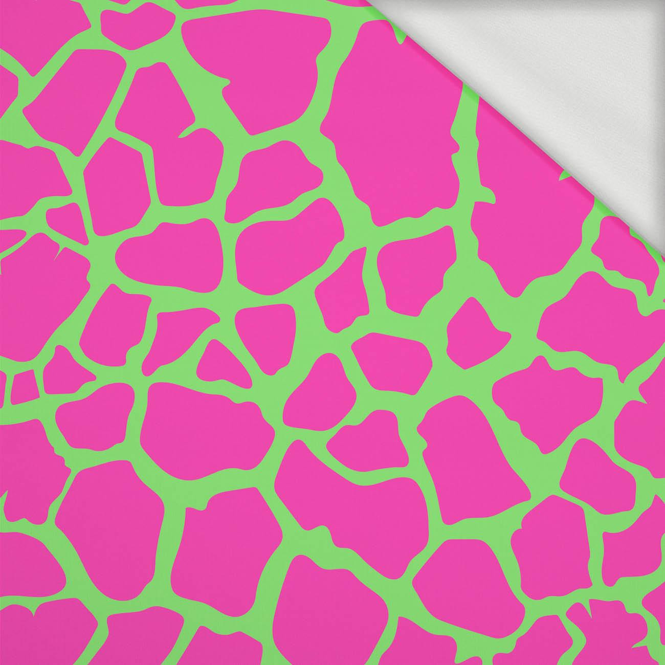 NEON SPOTS PAT. 4 - looped knit fabric