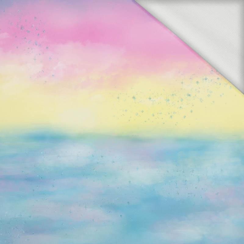 RAINBOW OCEAN pat. 1 - looped knit fabric