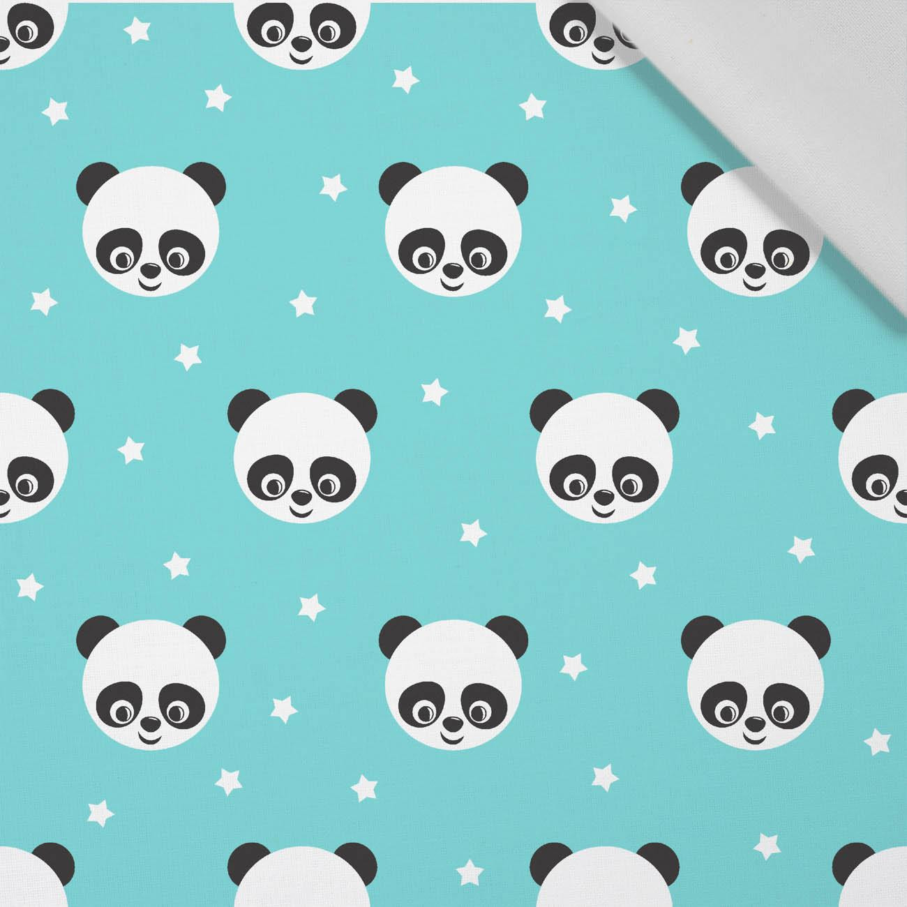 STAR PANDAS - Cotton woven fabric